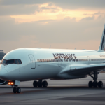 Air France A350 Chicago Flight Return